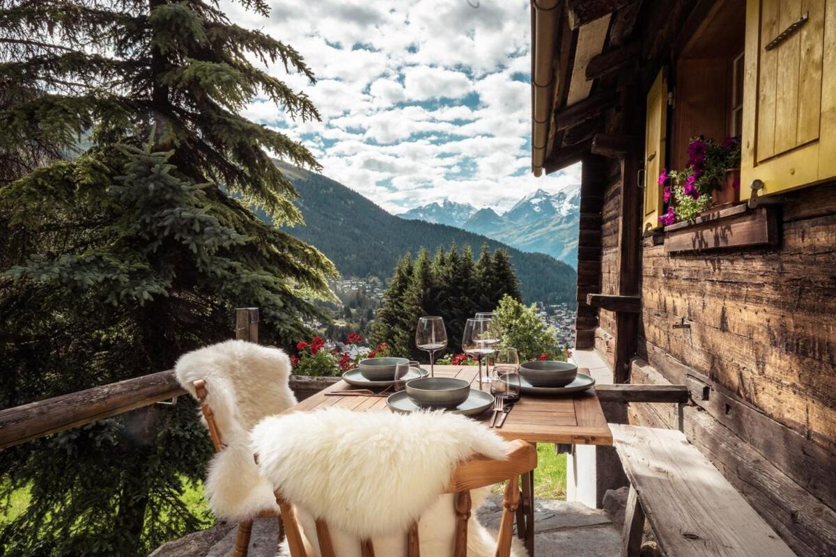 Maison d'hôtes Cosy Chalet With Panoramic Views In Verbier Extérieur photo